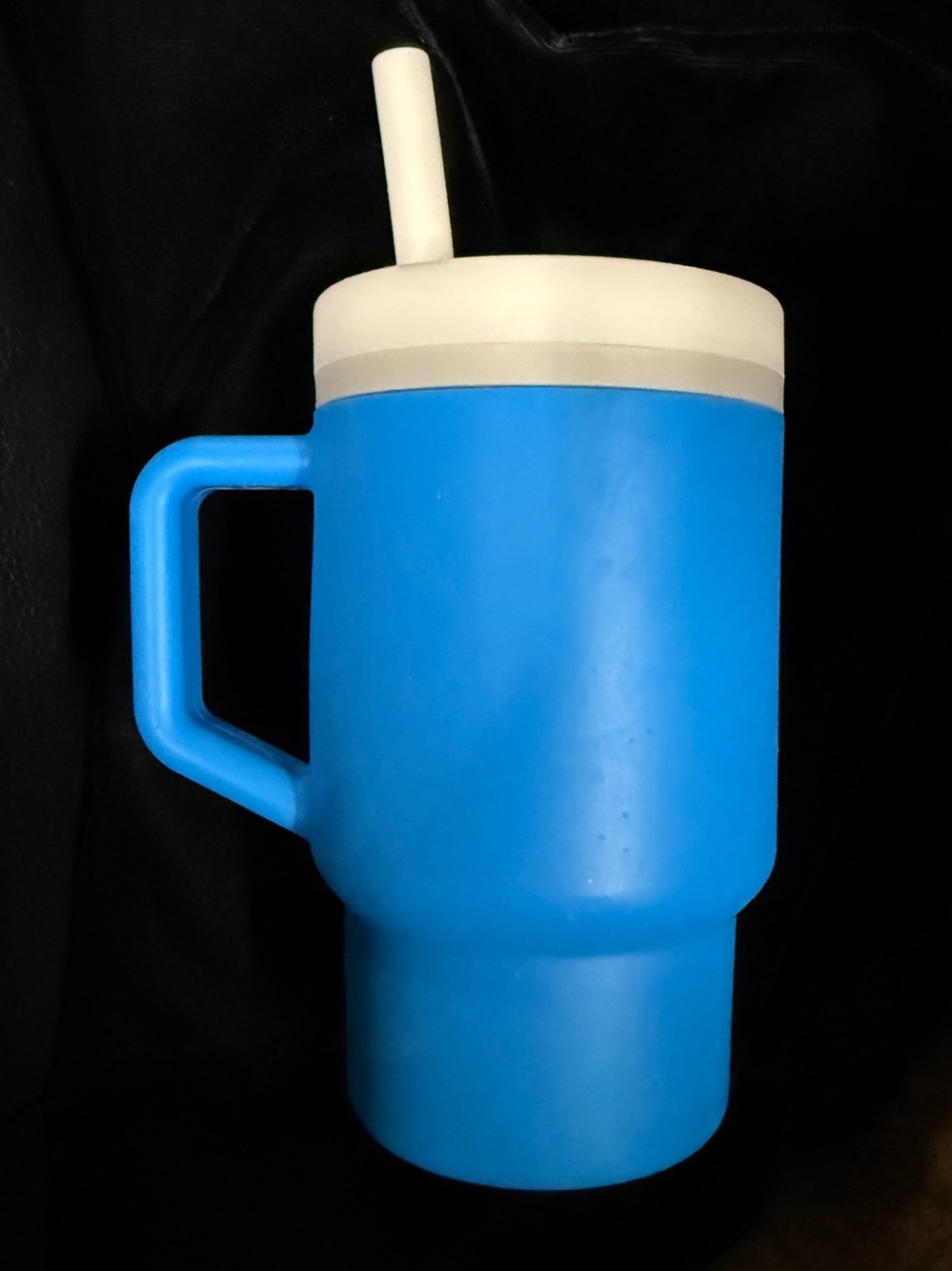 Infantino My 1st Tumbler 9 ounce silicone training cup for babies/toddlers blue